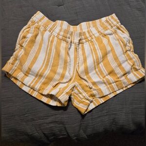Old Navy Yellow and White Shorts